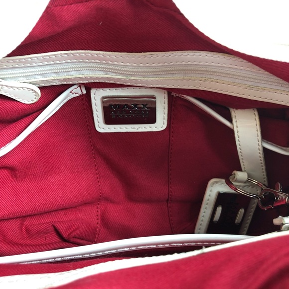 Maxx NewYork Signature Metallic Gold Shoulder Bag - Picture 6 of 12